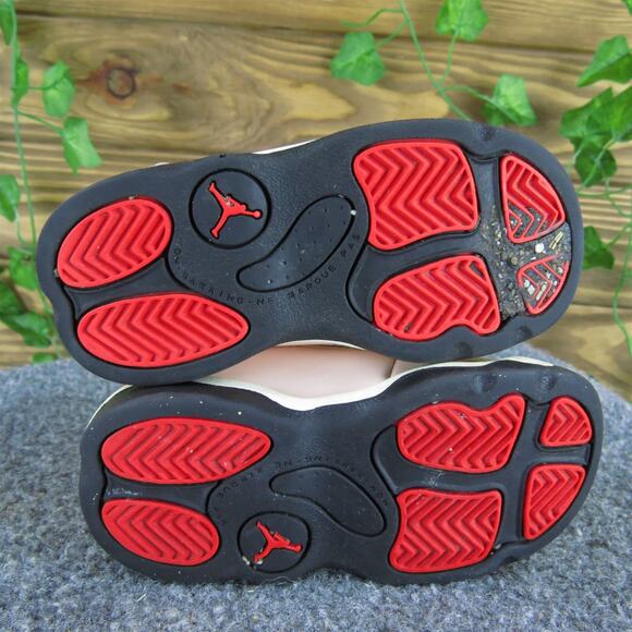 Jordan Girls Sneaker 6 Rings Sz T 7 Medium Pink Synthetic Hook & Loop - Picture 6 of 6